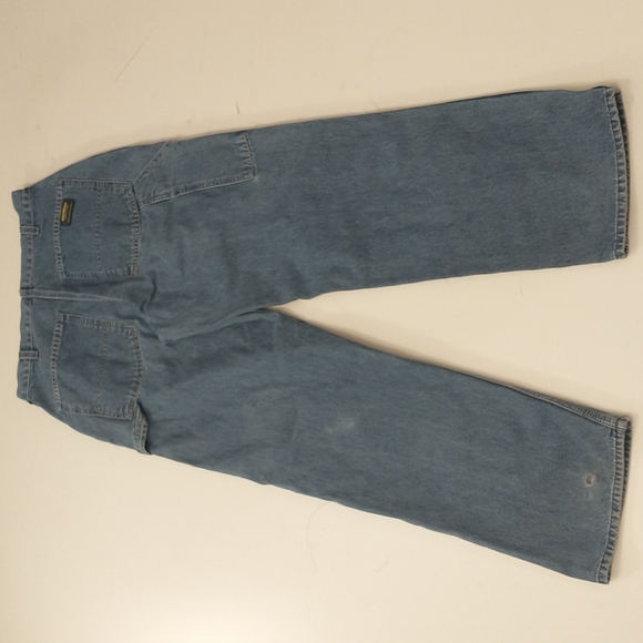 Vintage Osh Kosh B Gosh Carpenter Denim Blue Jeans Women's 29/32 w Measurements - Picture 3 of 15